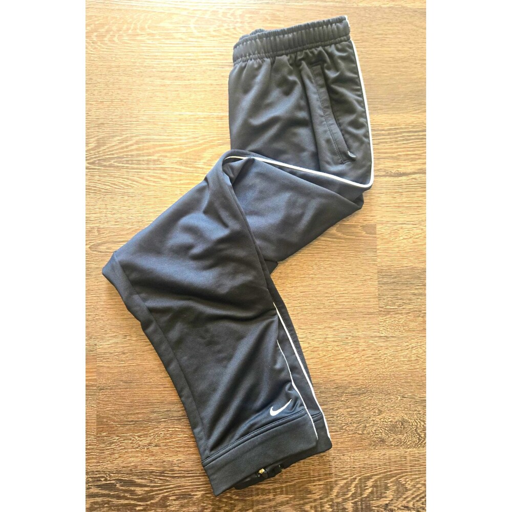 Nike Black Track Pants Womens Small (4-6) Zippered Ankles